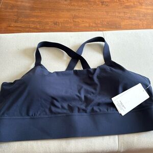 Athleta warrior longline bra D-SD blue